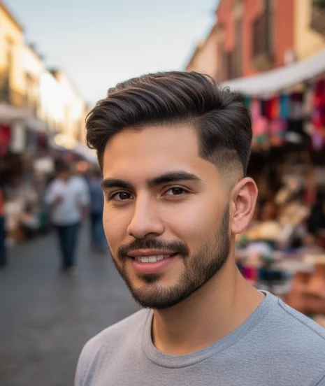 Taper Fade Medio Estilo Mexicano