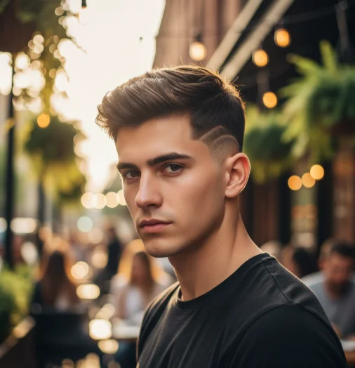 Taper Fade Medio con Diseños