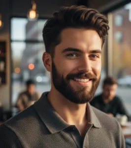 Taper Fade Medio con Degradado de Barba