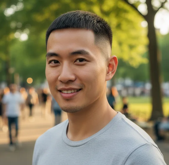 Taper Fade con Buzz Cut