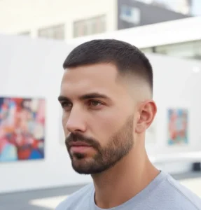 Drop Fade Buzz Cut
