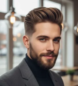 Drop Fade Pompadour