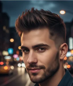 Low Taper con Cabello de Puntas