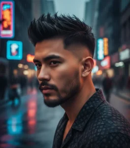 Taper Fade con Pelo Pinchado