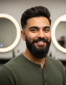 Low Taper con Degradado de Barba