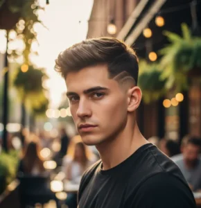 Taper Fade Medio con Diseños